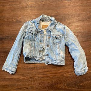 💥💥hollister cropped jean jacket💥💥